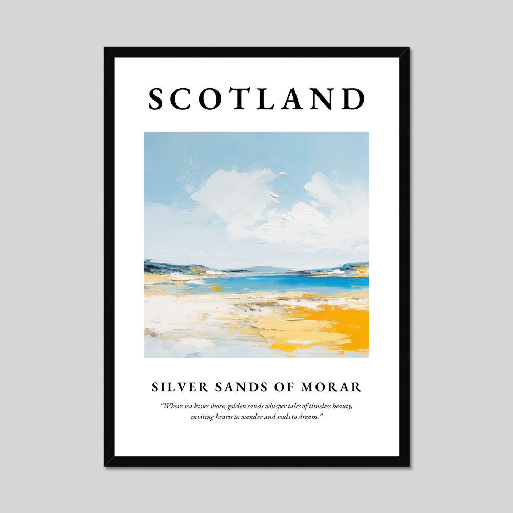 Poster of Silver Sands of Morar, Scotland.