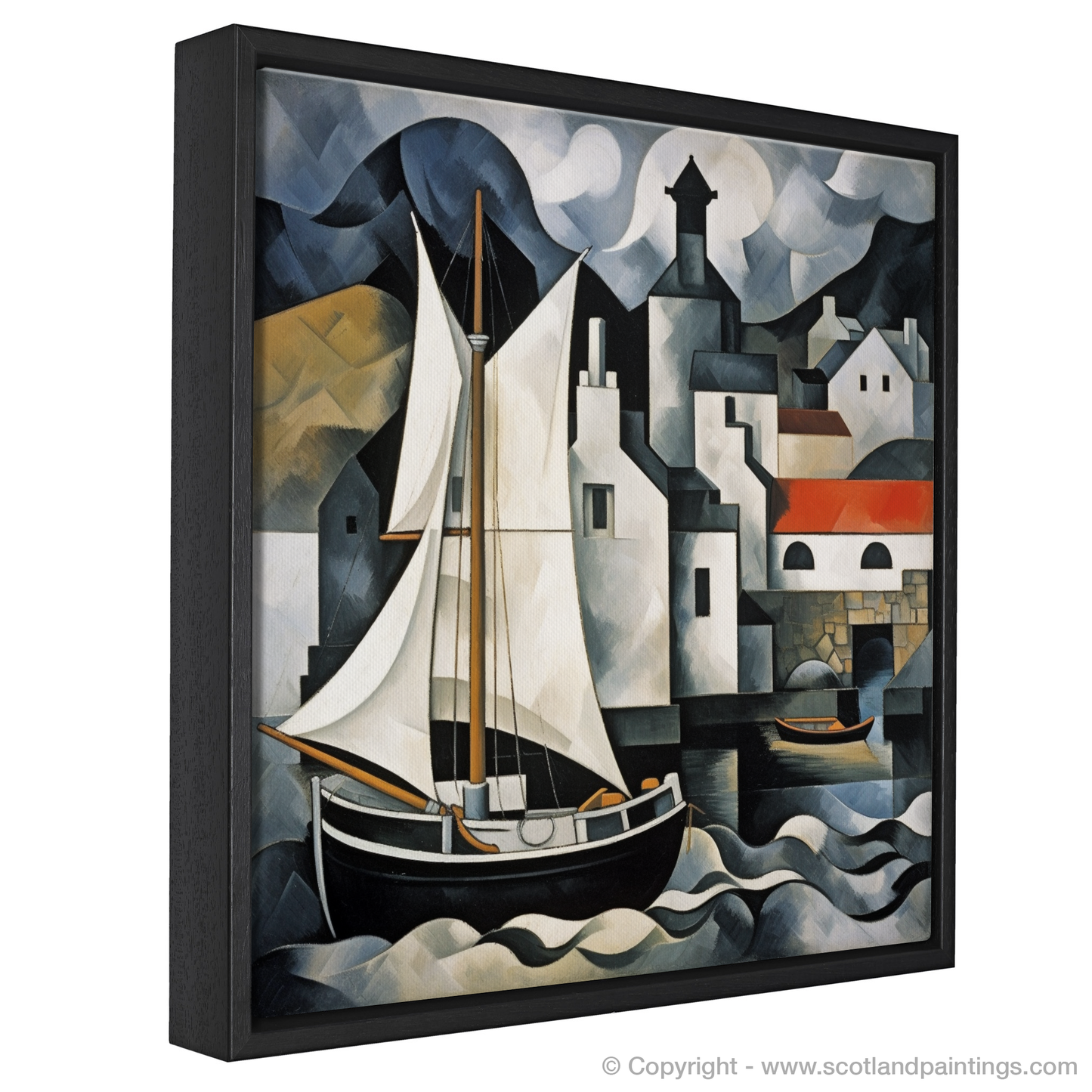 Cubist Voyage at Portree Harbour