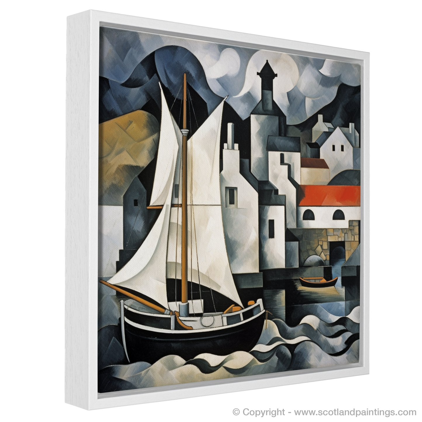 Cubist Voyage at Portree Harbour