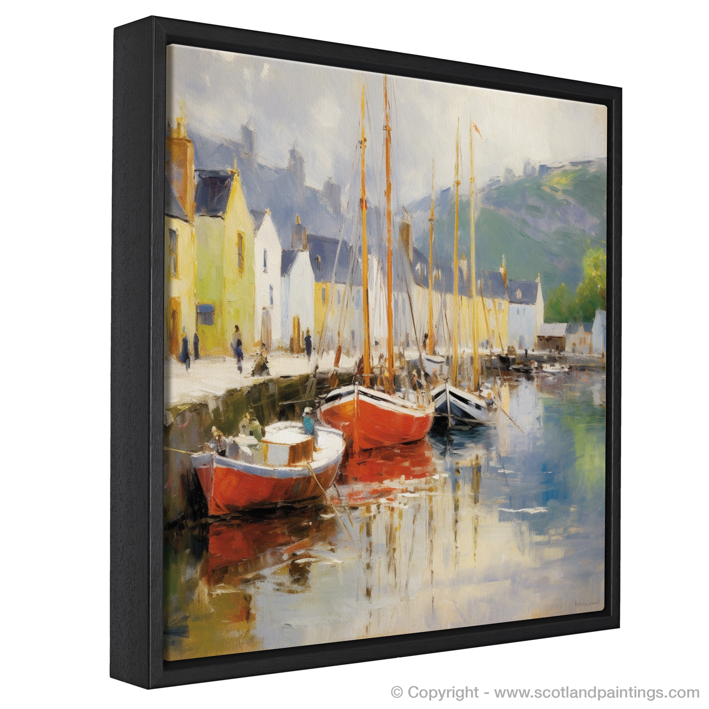 Harbour Serenity: A Dance of Colour at Portree Isle