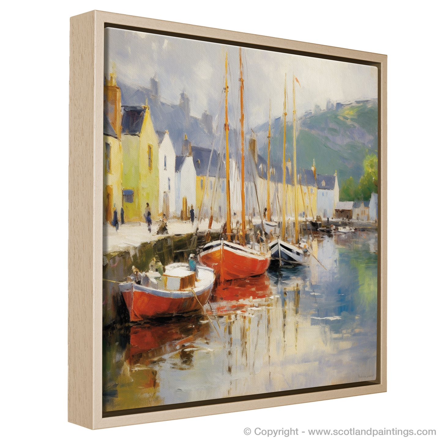 Harbour Serenity: A Dance of Colour at Portree Isle