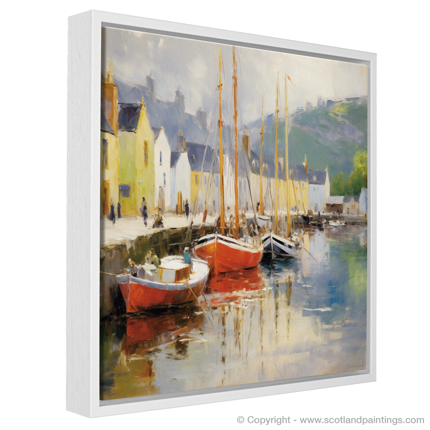 Harbour Serenity: A Dance of Colour at Portree Isle