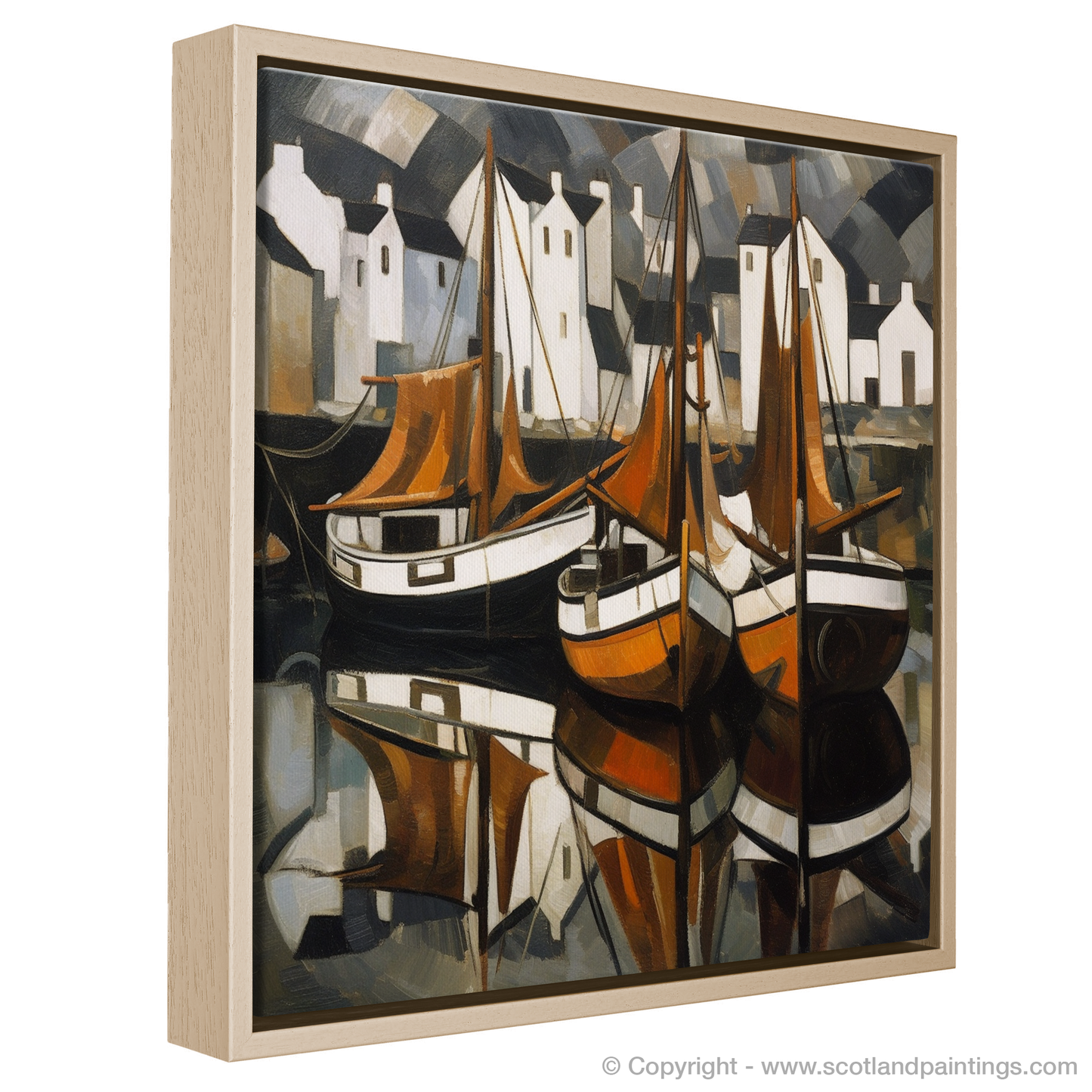 Cubist Splendour of Portree Harbour