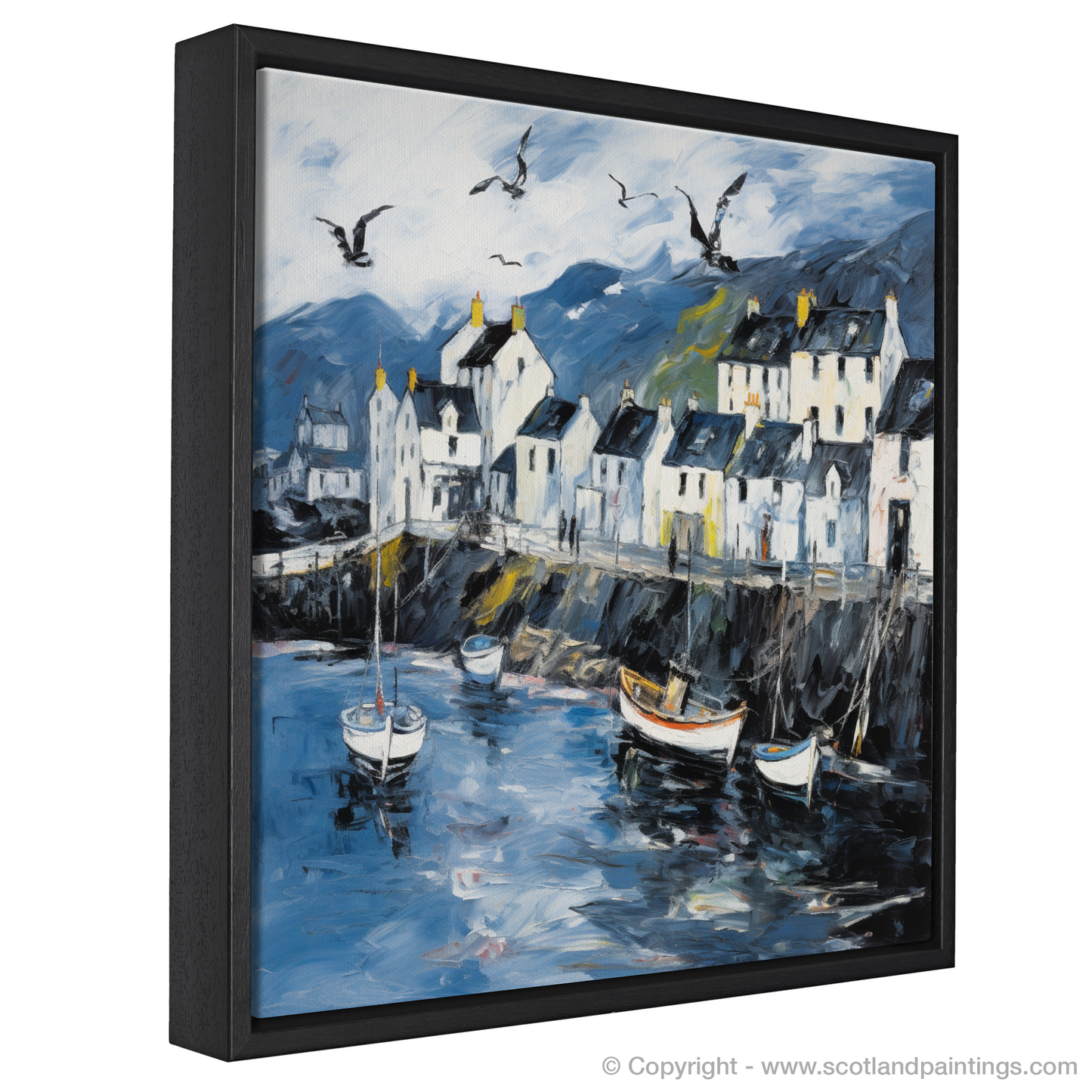 Abstract Reverie of Portree Harbour