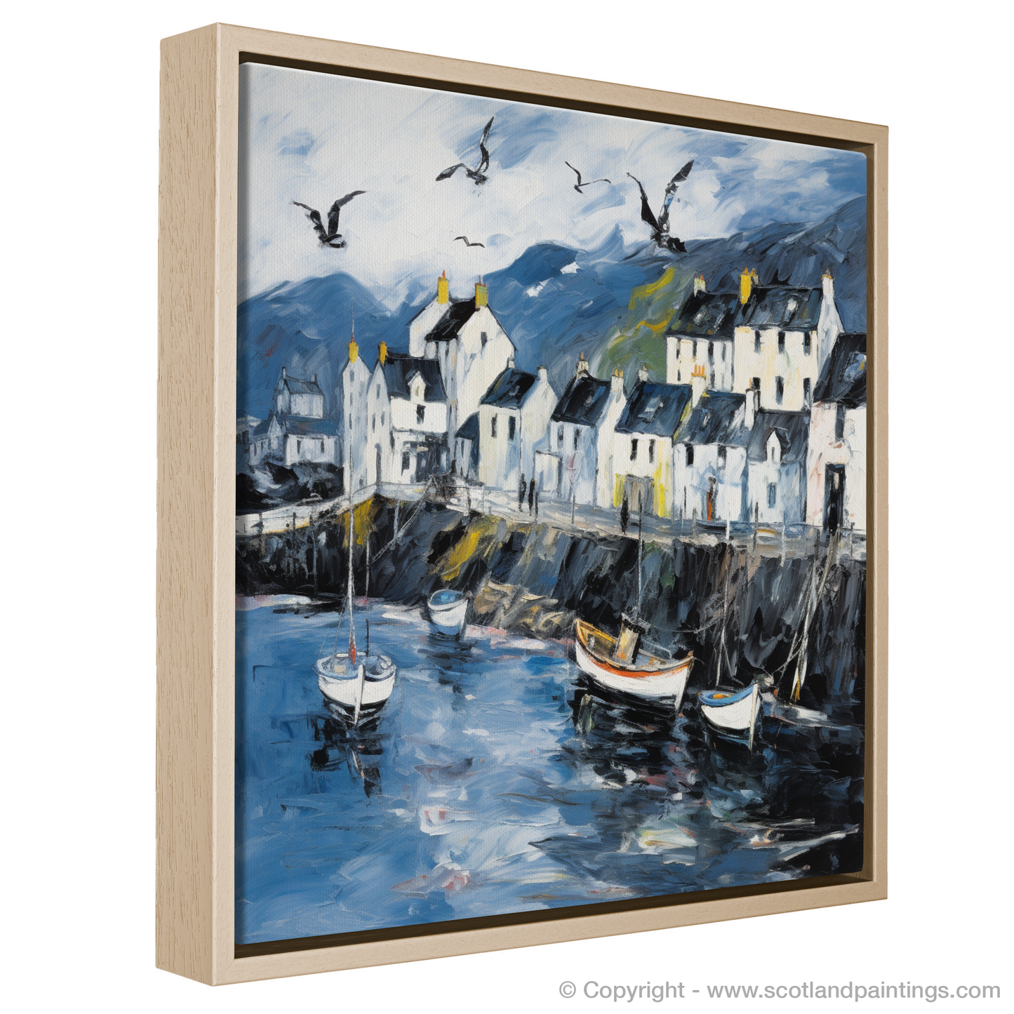 Abstract Reverie of Portree Harbour