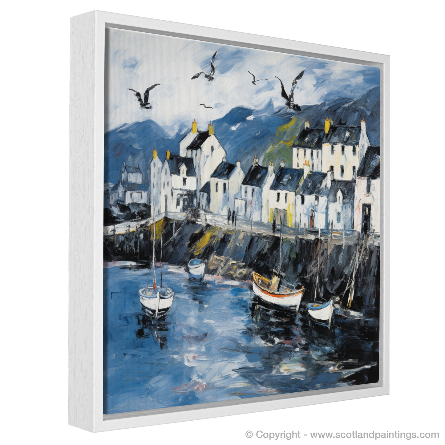 Abstract Reverie of Portree Harbour