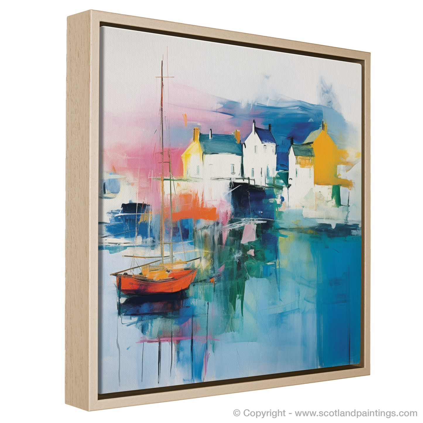 Abstract Portree Harbour Dreamscape