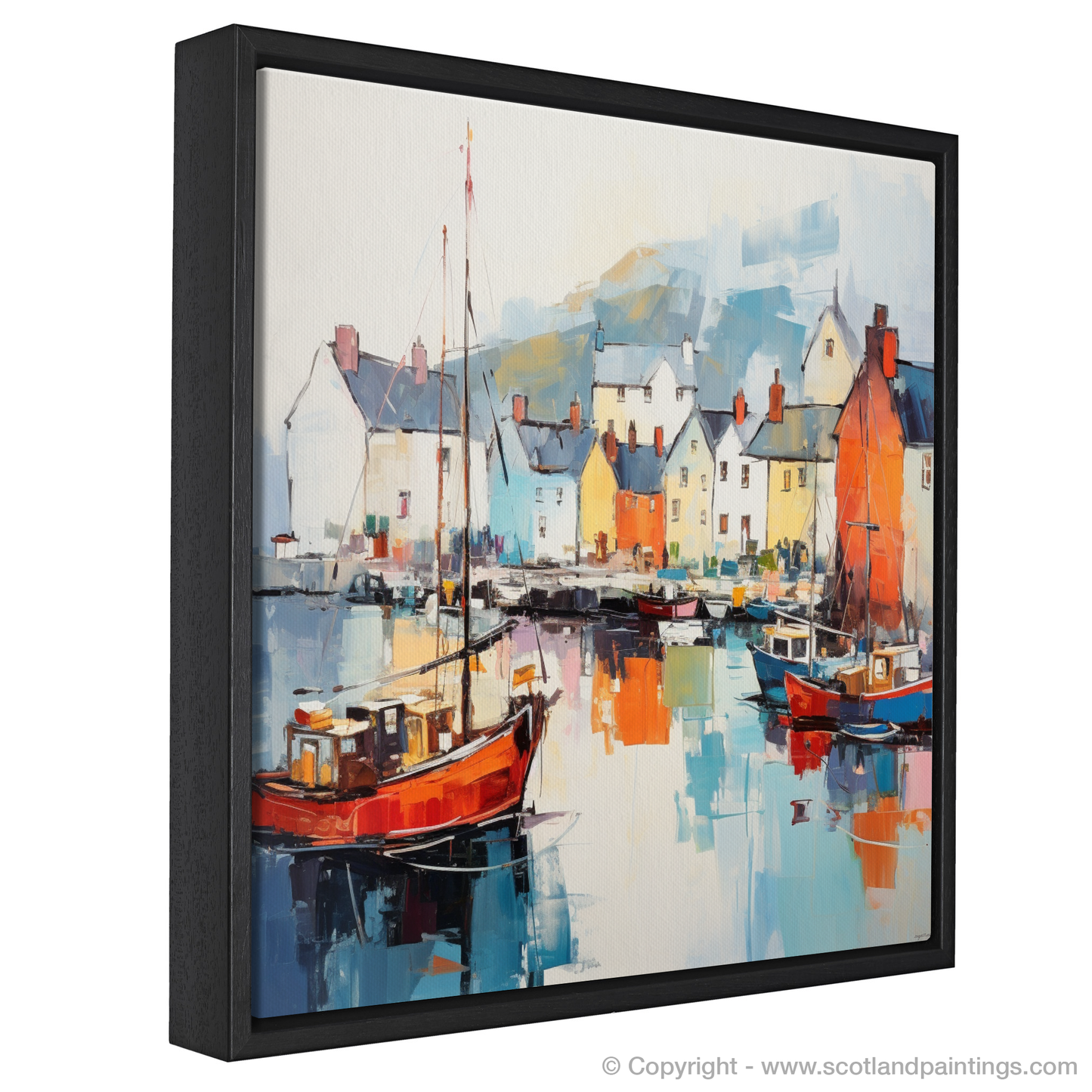 Harbour Hues: An Abstract Ode to Portree