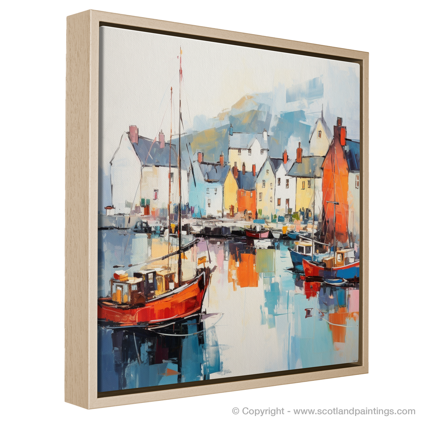 Harbour Hues: An Abstract Ode to Portree