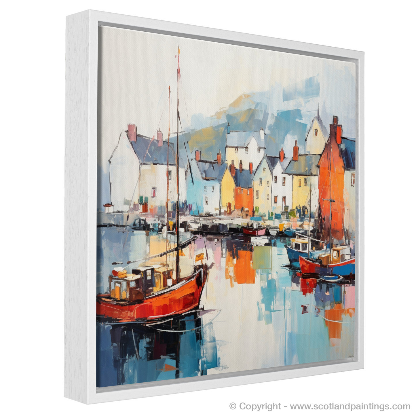 Harbour Hues: An Abstract Ode to Portree