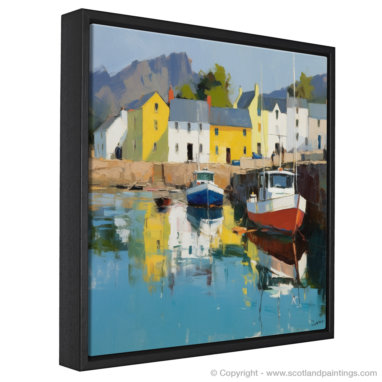 Portree Harbour: A Contemporary Scottish Tapestry