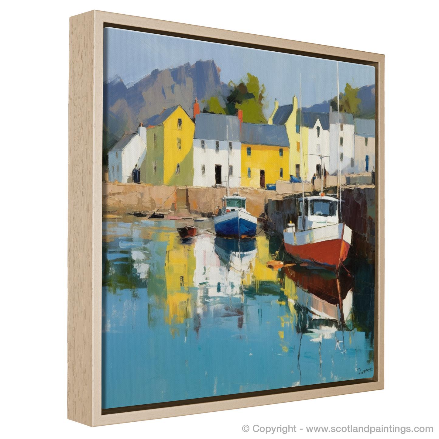 Portree Harbour: A Contemporary Scottish Tapestry