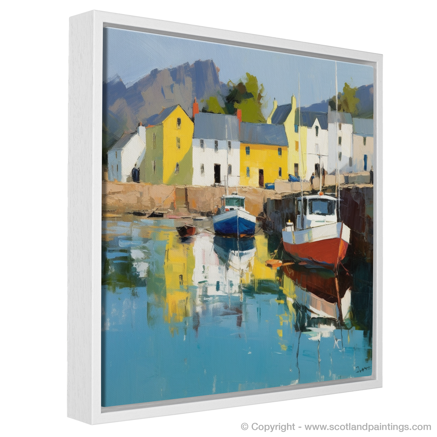 Portree Harbour: A Contemporary Scottish Tapestry