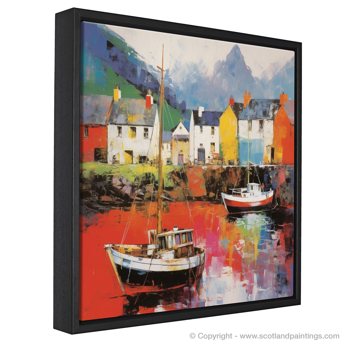 Vibrant Voyage at Portree Harbour