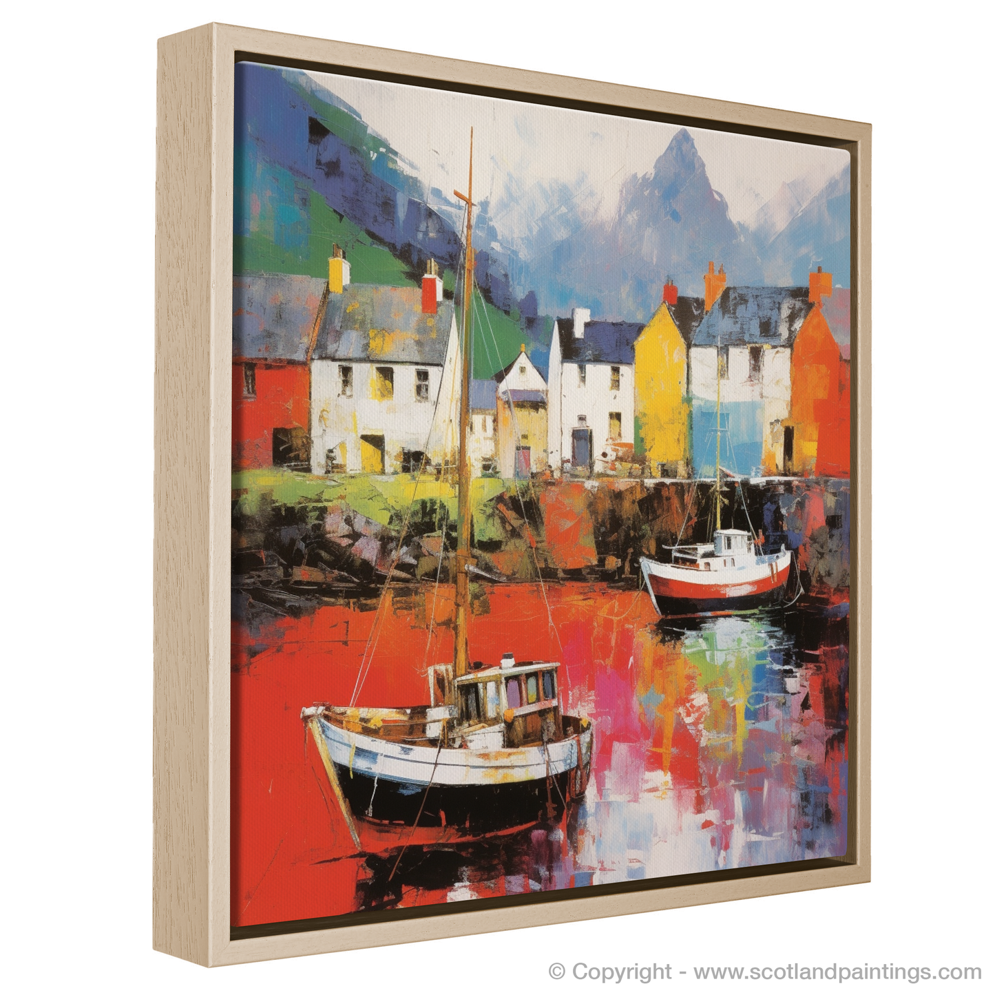 Vibrant Voyage at Portree Harbour