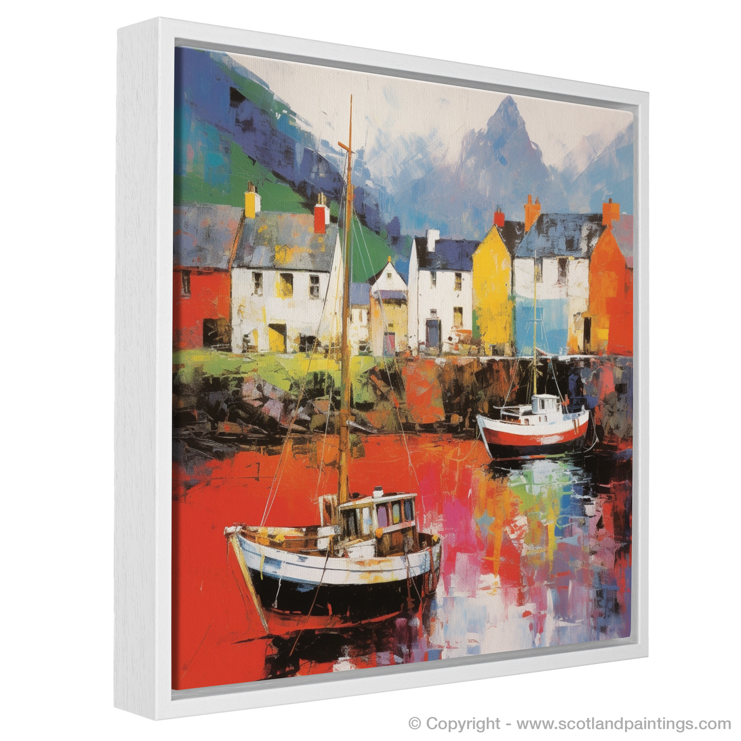 Vibrant Voyage at Portree Harbour