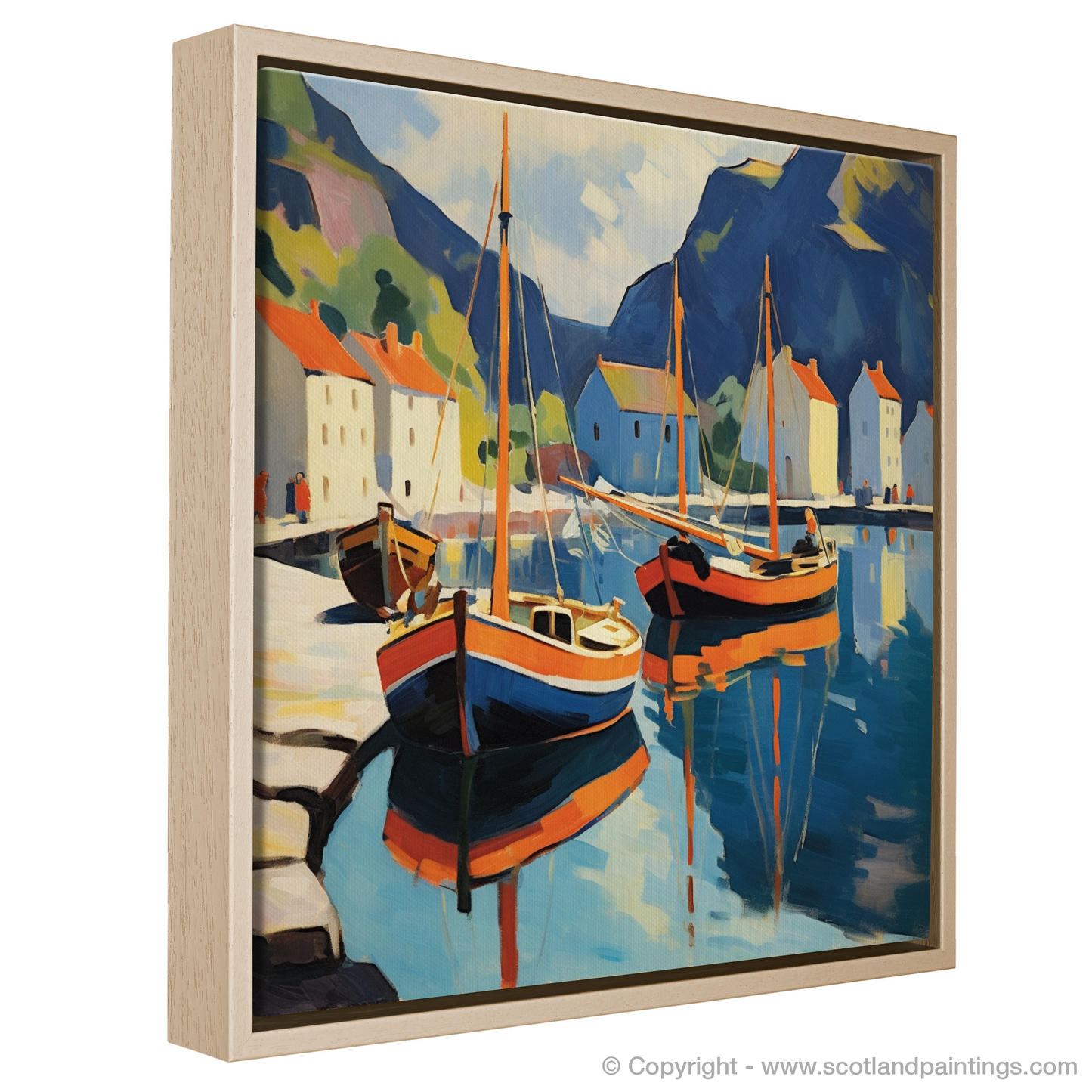 Fauvist Reflections of Portree Harbour