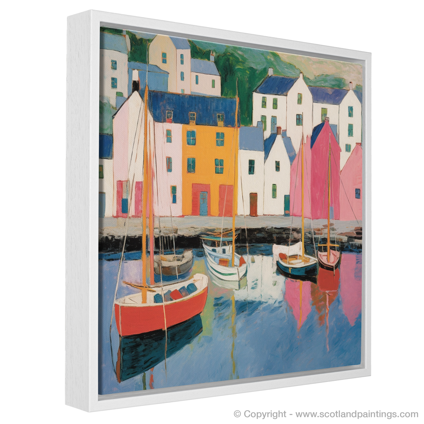 Serene Reflections of Portree Harbour