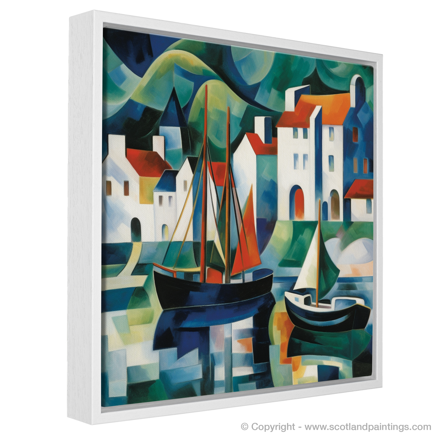 Cubist Serenity of Portree Harbour