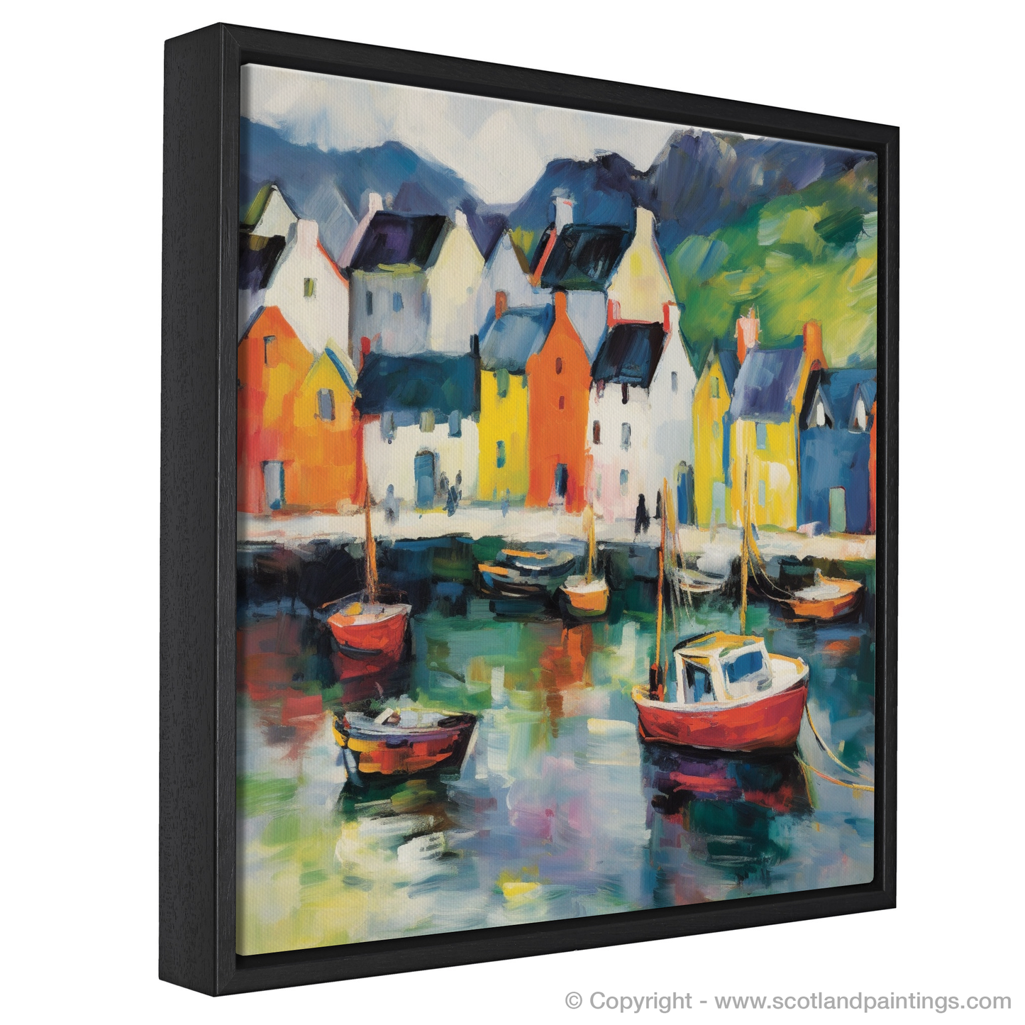 Fauvist Fervour at Portree Harbour