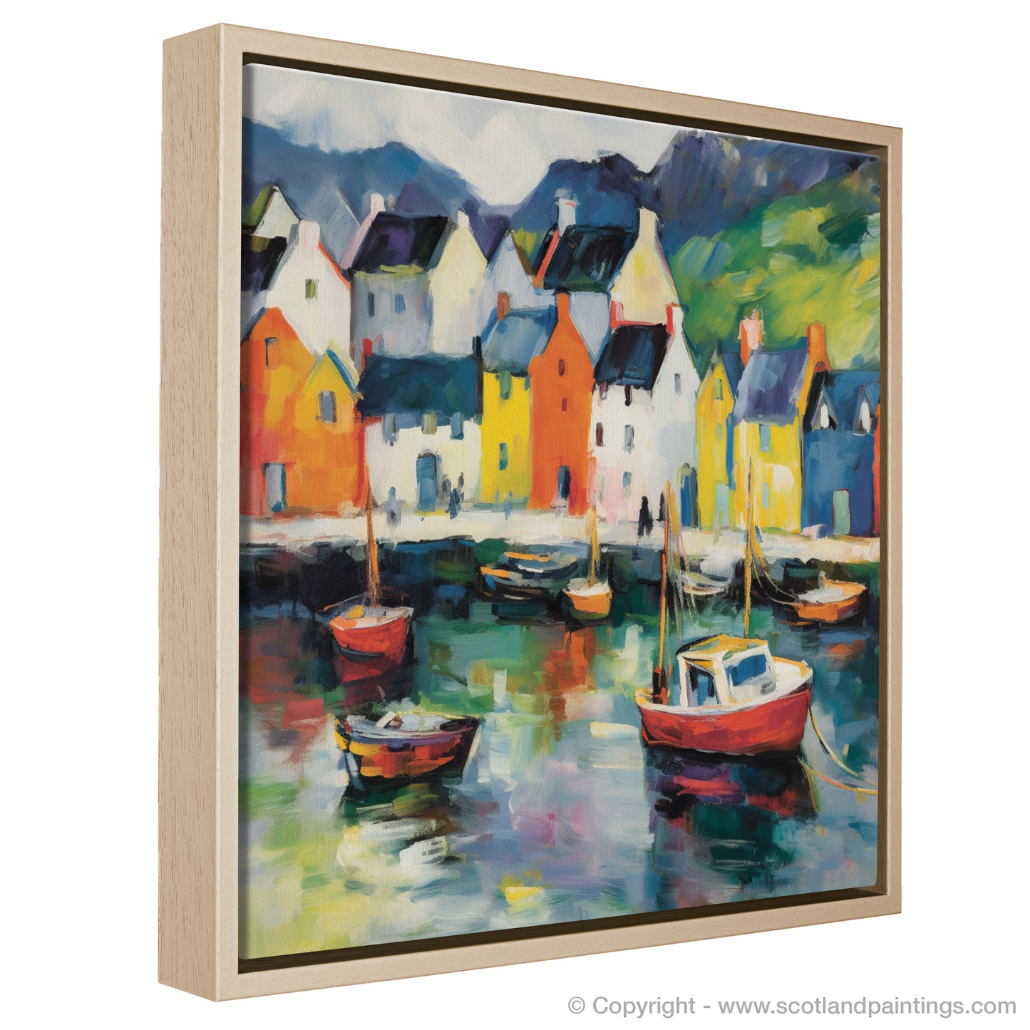 Fauvist Fervour at Portree Harbour