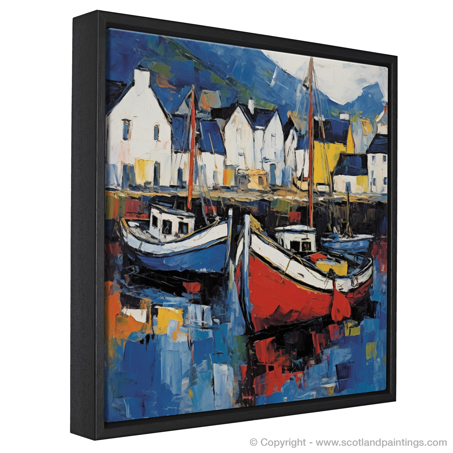 Abstract Portree: An Energetic Ode to the Isle of Skye