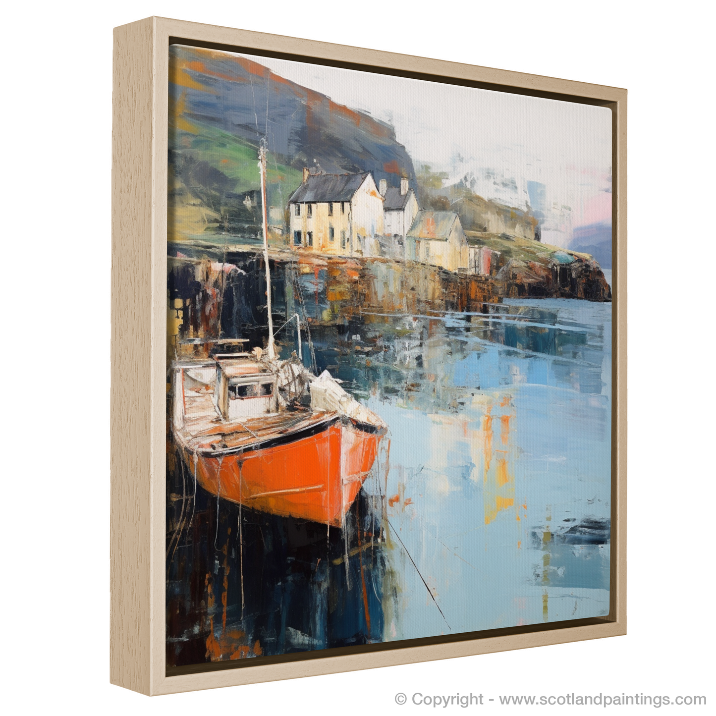 Portree Harbour Abstract: A Symphony of Scottish Serenity