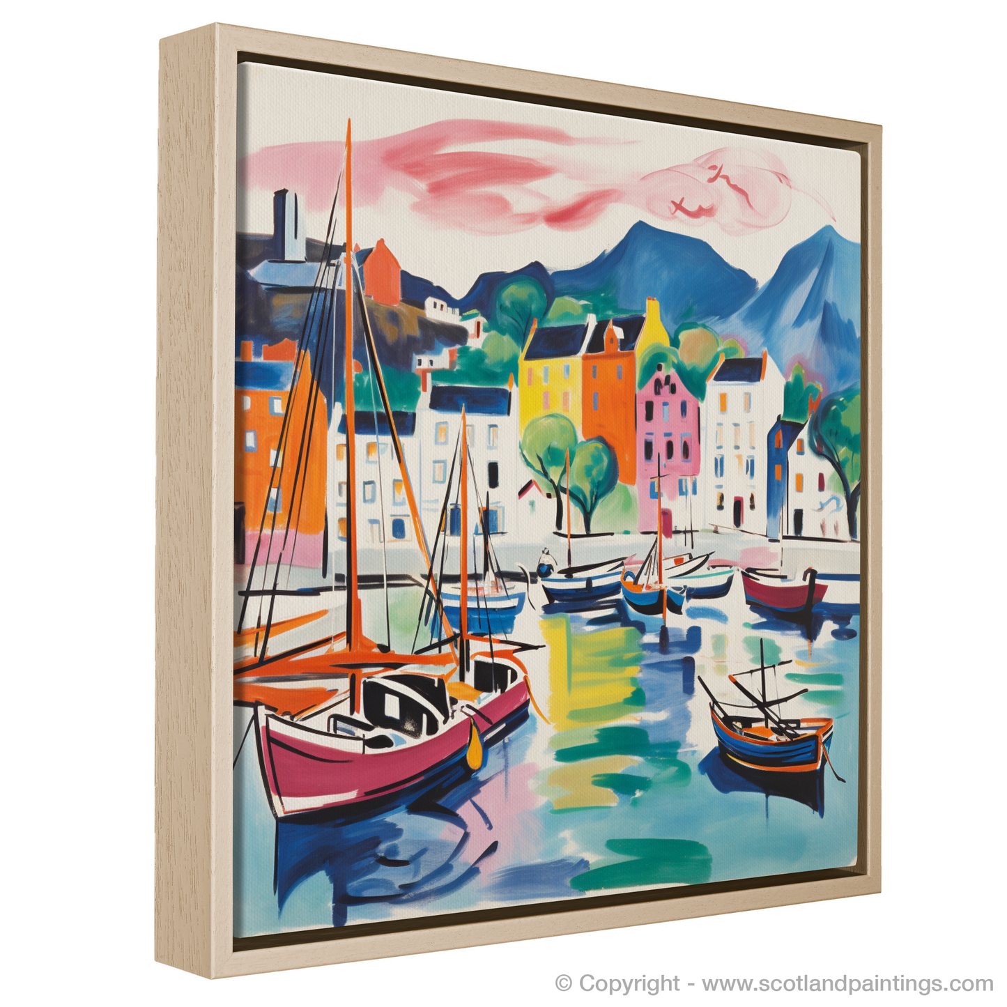 Vibrant Whimsy of Portree Harbour