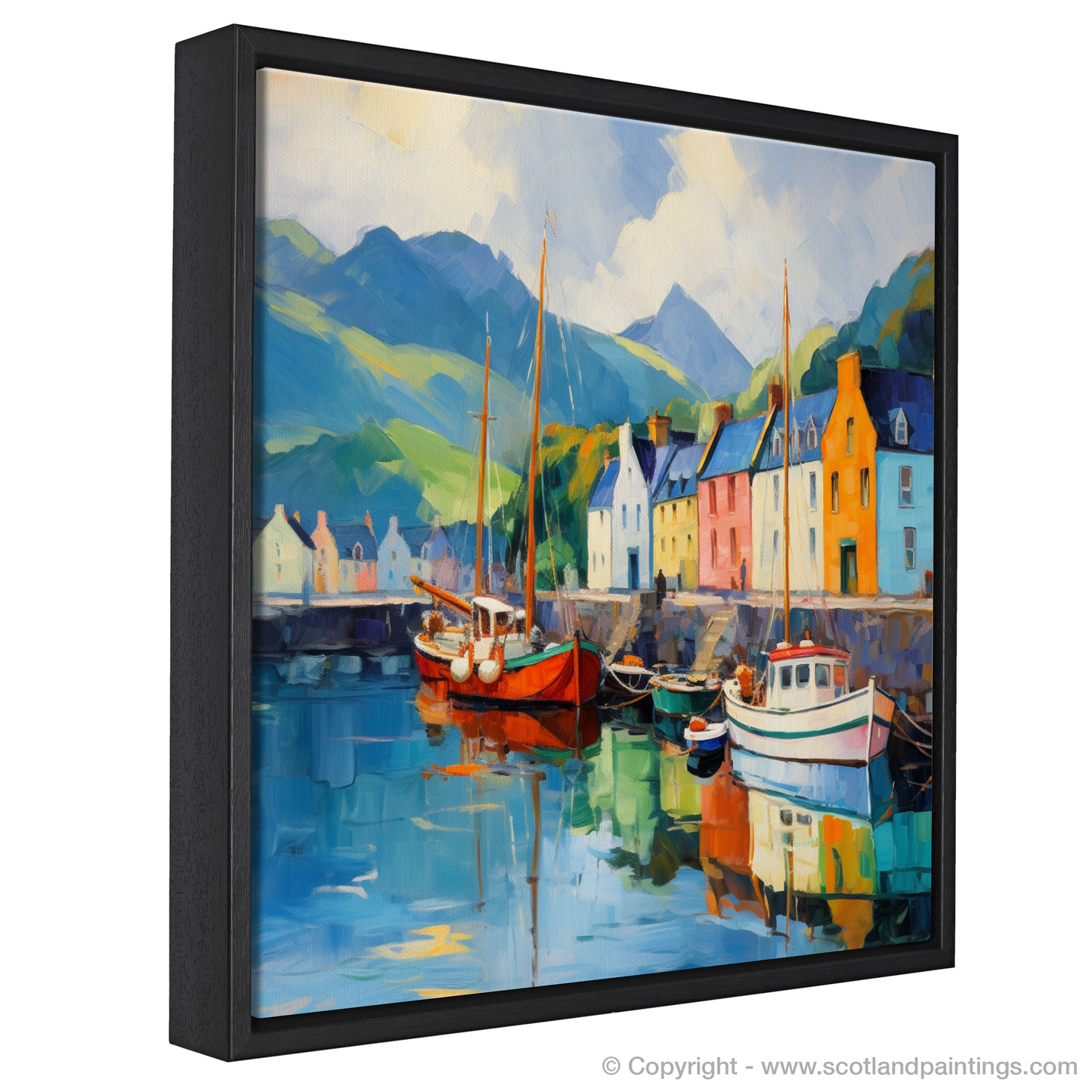 Fauvist Rhapsody of Portree Harbour