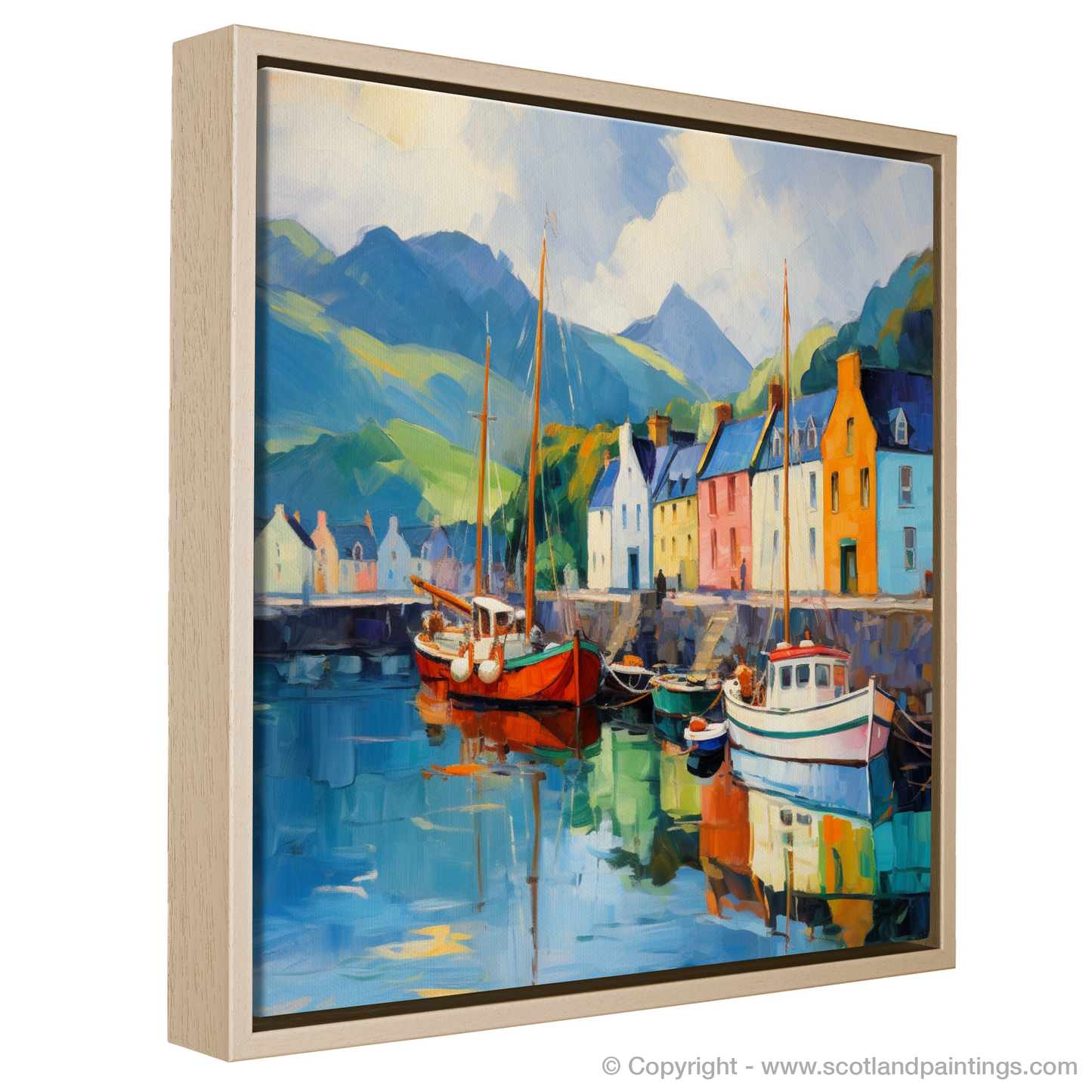 Fauvist Rhapsody of Portree Harbour