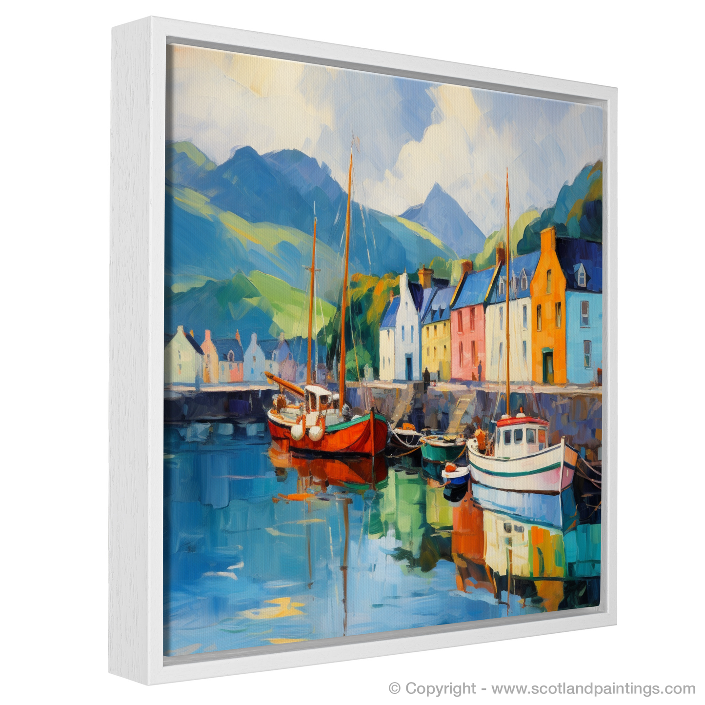 Fauvist Rhapsody of Portree Harbour