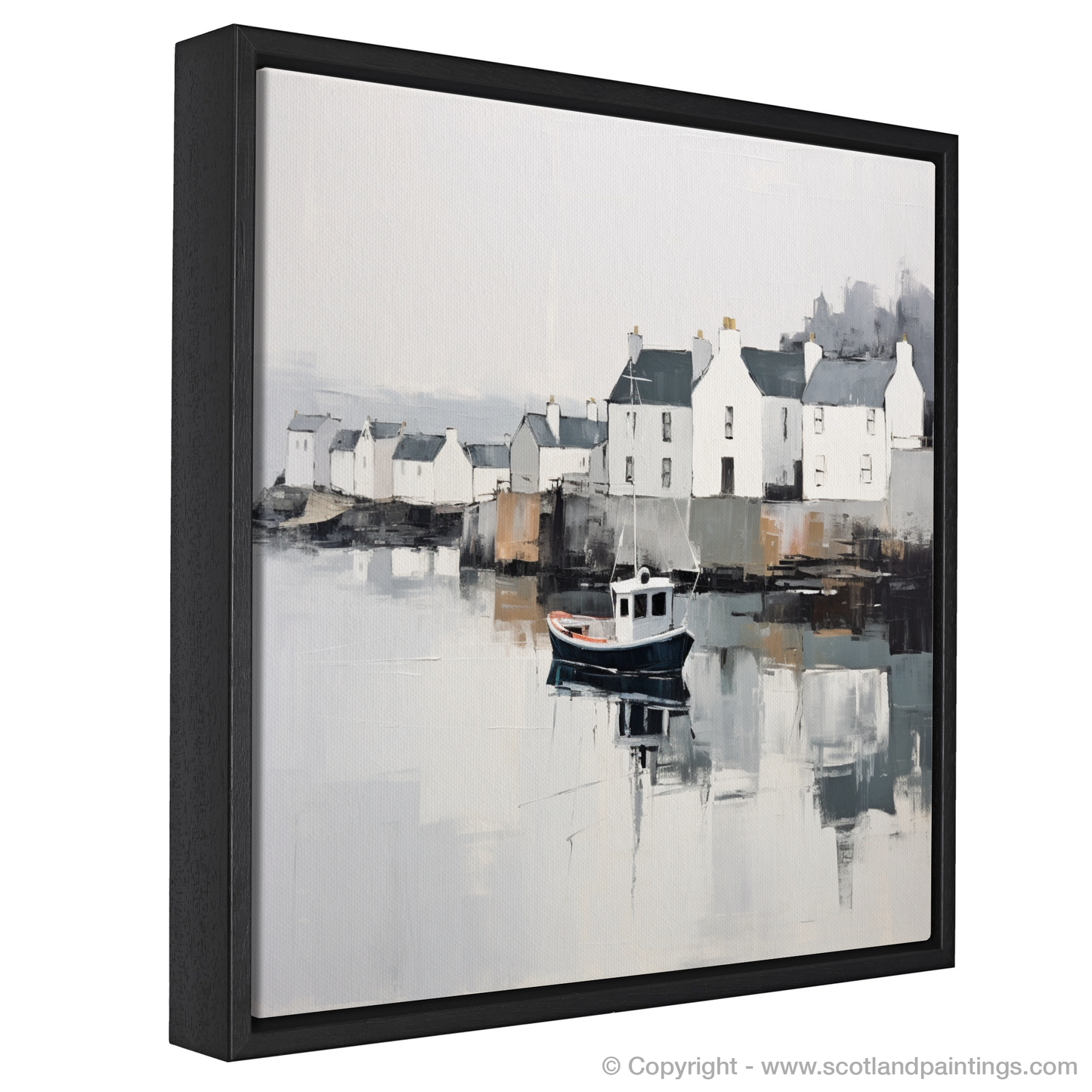 Portree Harbour's Serene Reflection