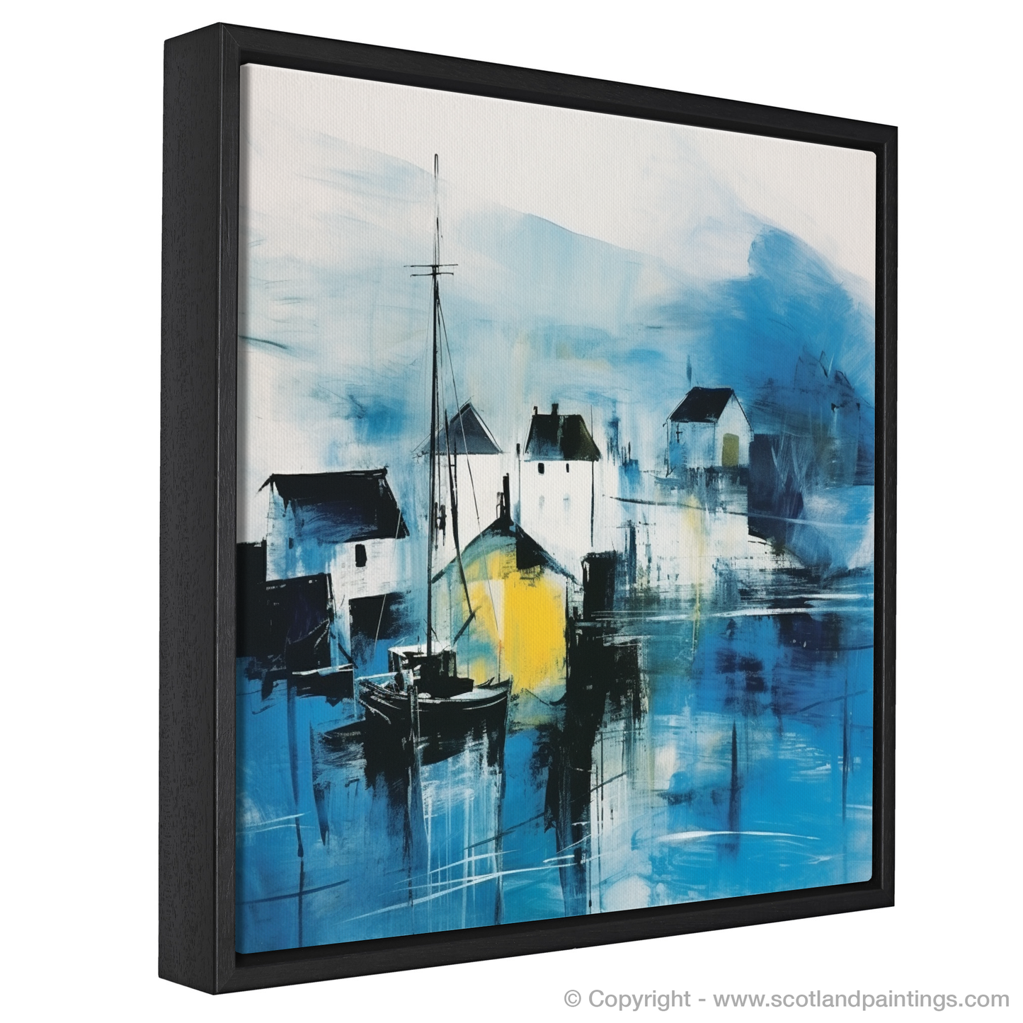 Portree Harbour Abstract Embrace