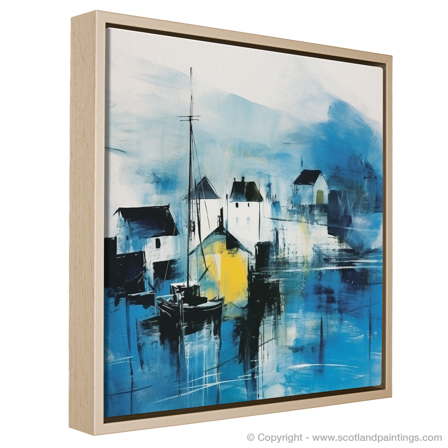 Portree Harbour Abstract Embrace