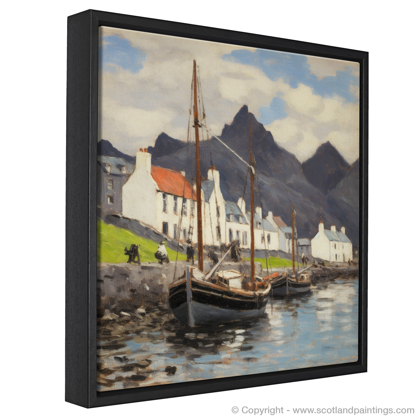 Harbour Serenity: An Impression of Portree Isle