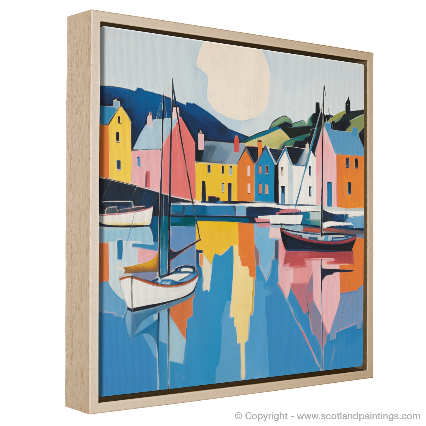Colourful Calm of Portree Harbour