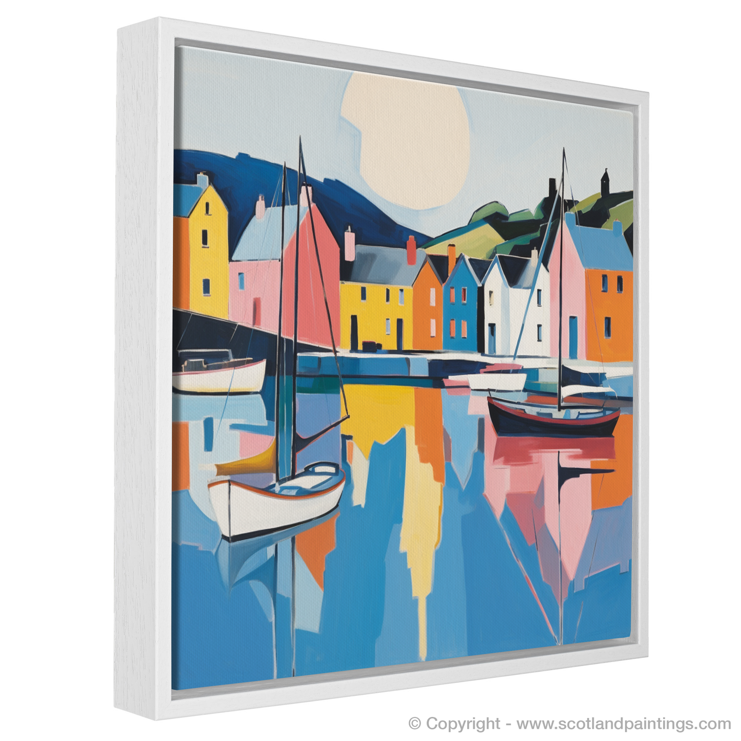 Colourful Calm of Portree Harbour