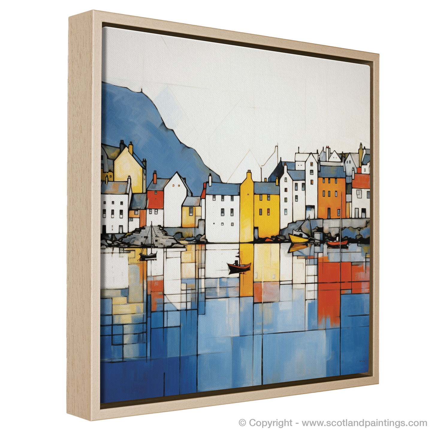 Abstract Essence of Portree Harbour