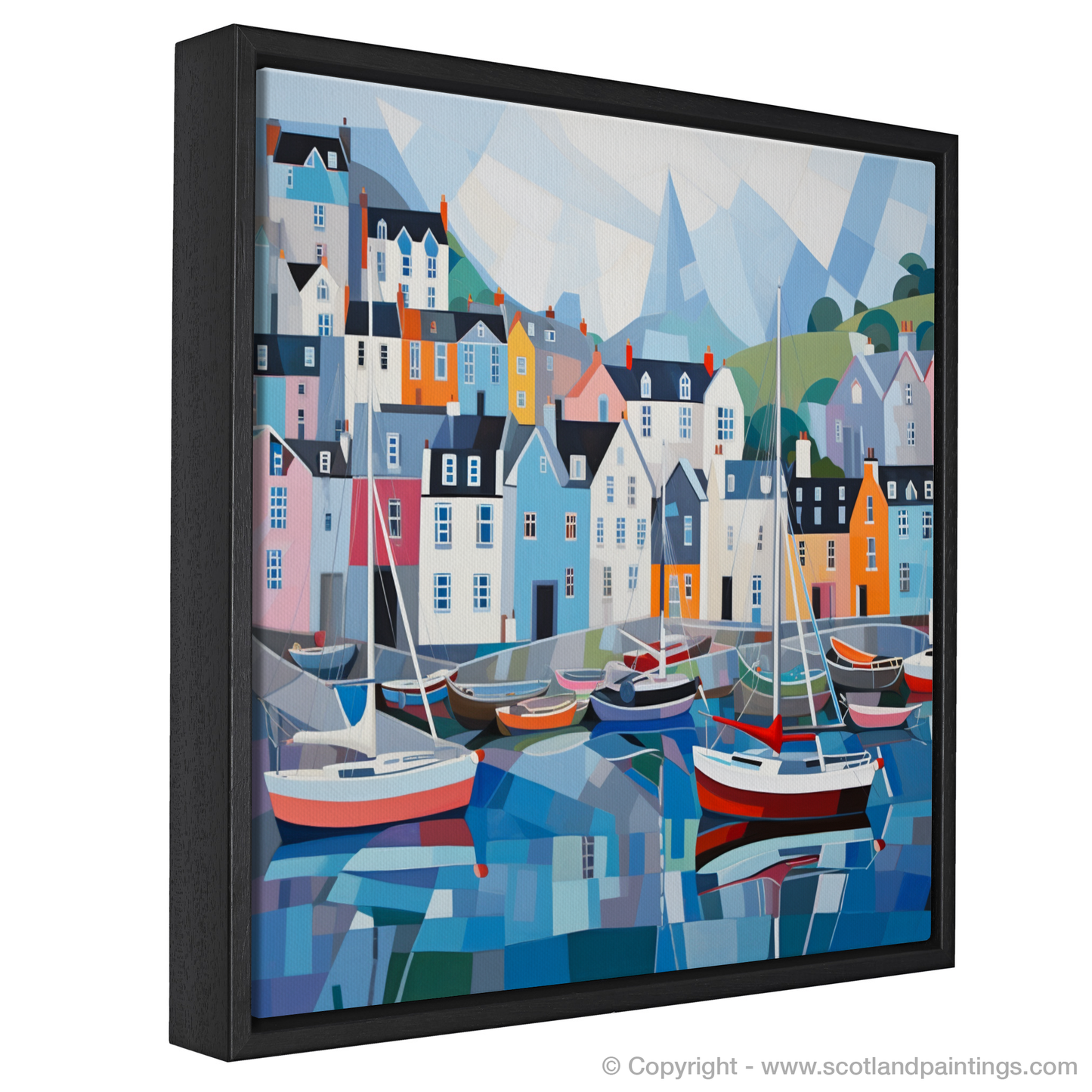 Abstract Serenade of Portree Harbour