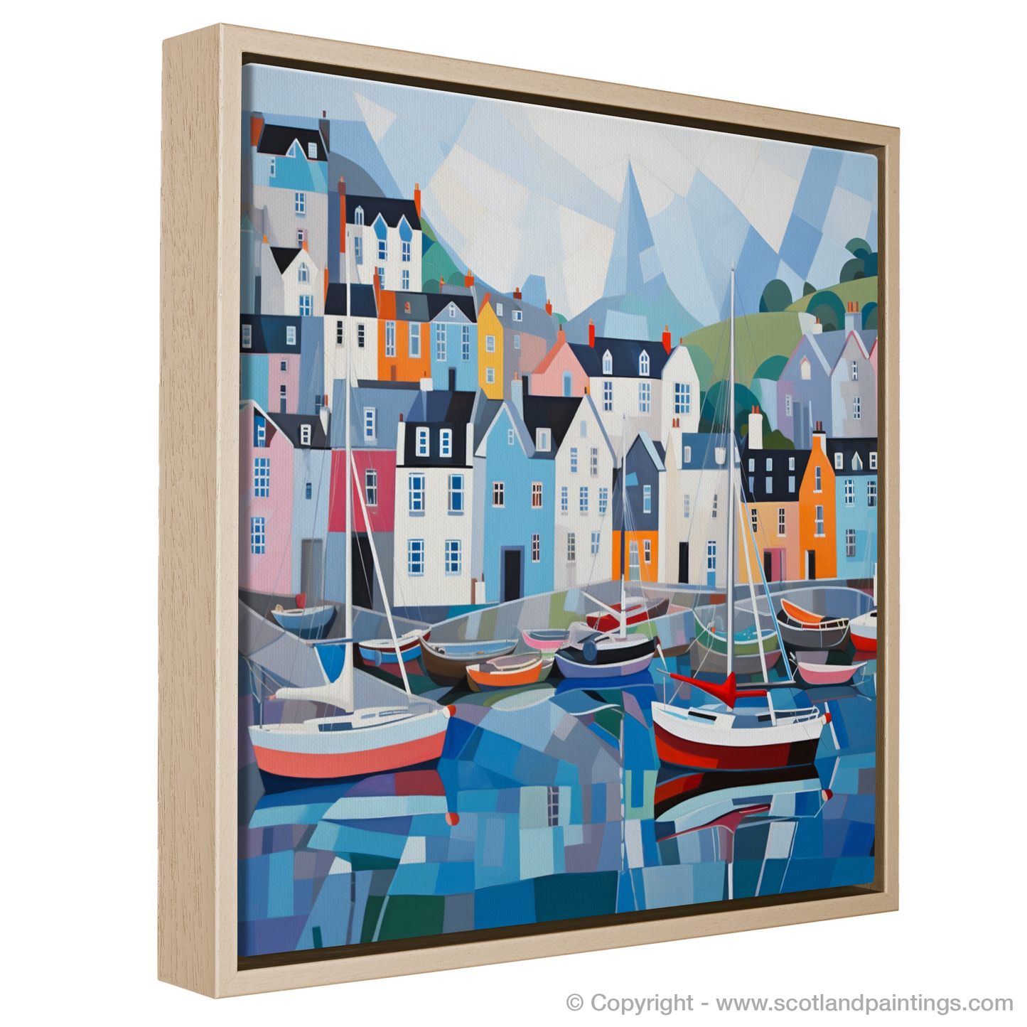 Abstract Serenade of Portree Harbour