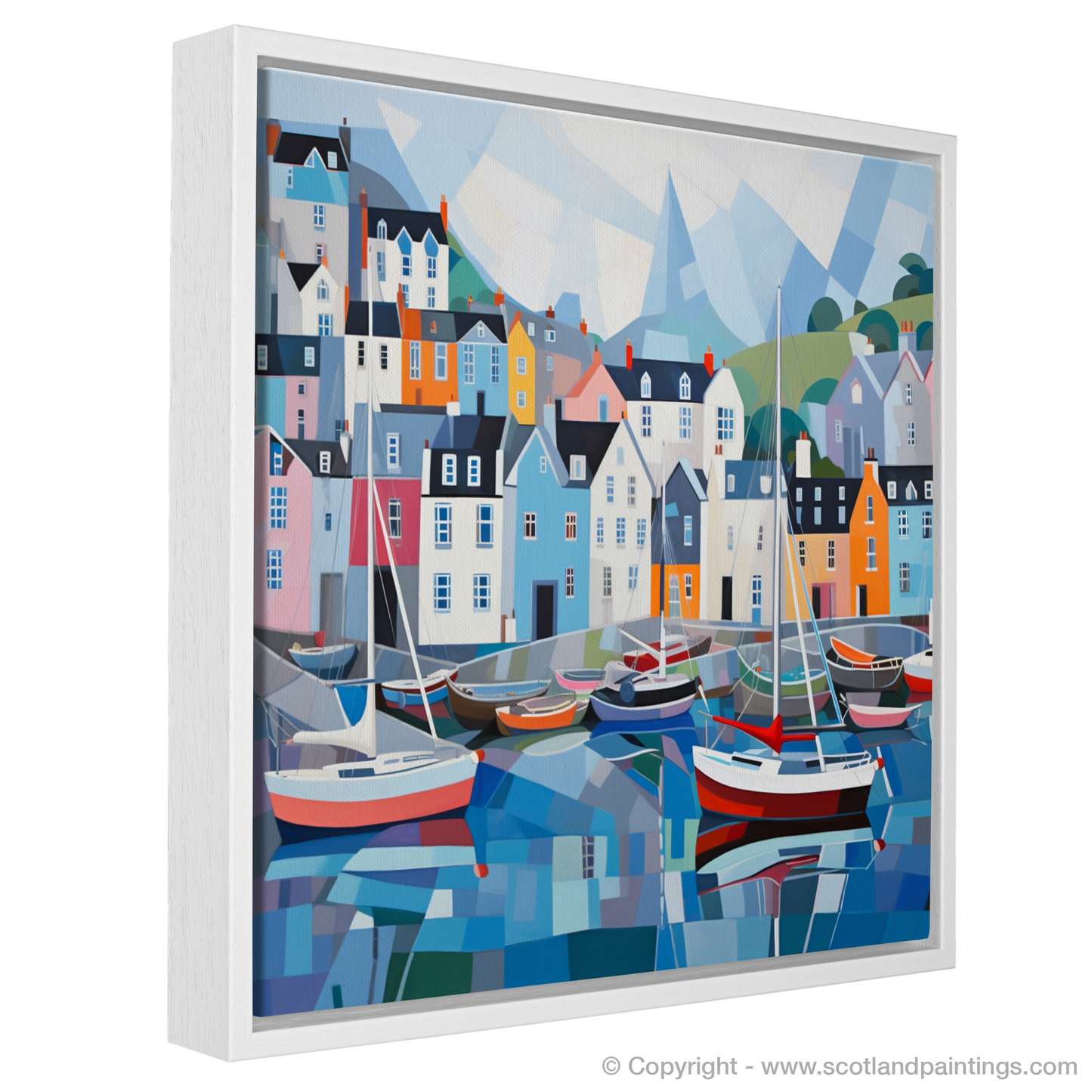 Abstract Serenade of Portree Harbour