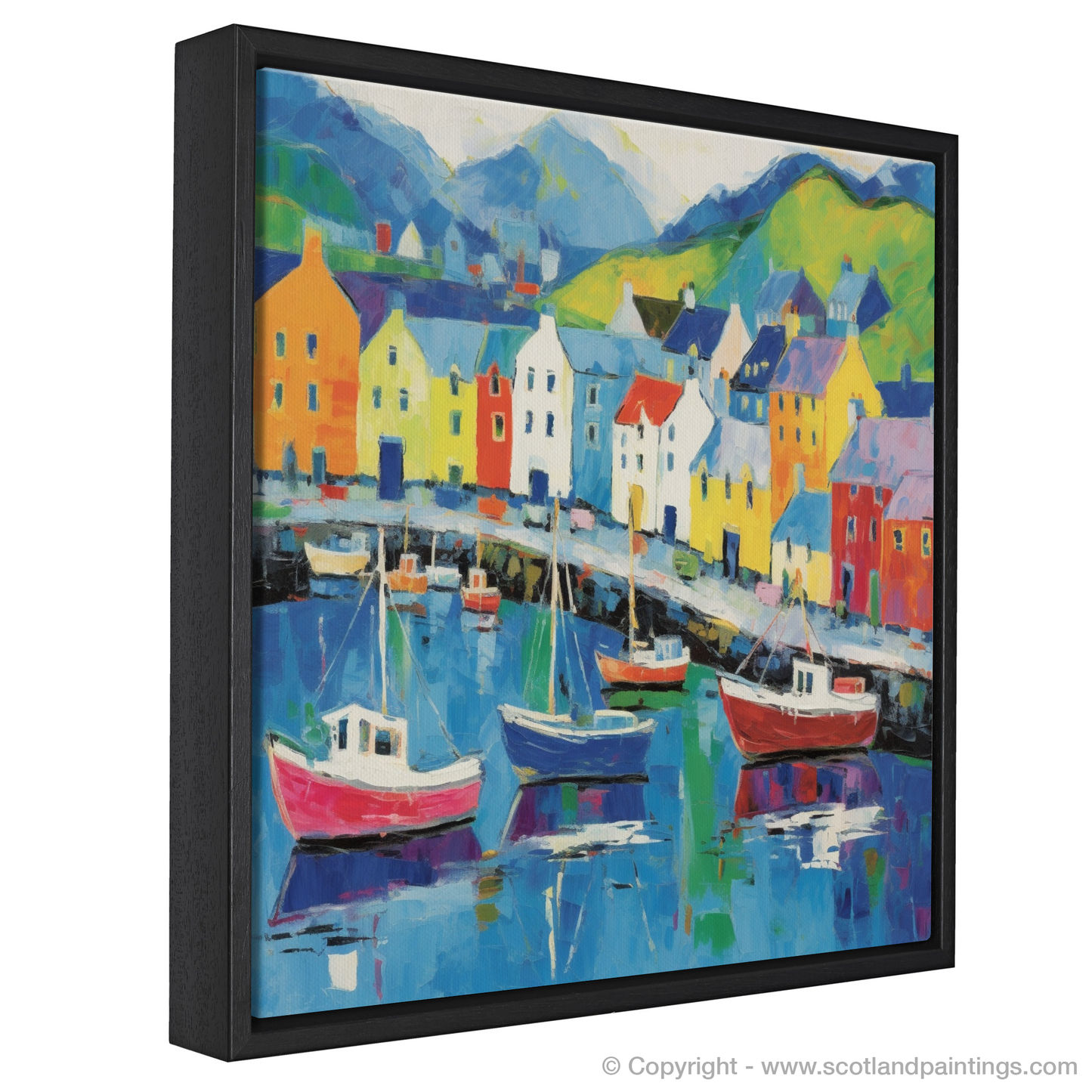 Portree Harbour Colour Symphony