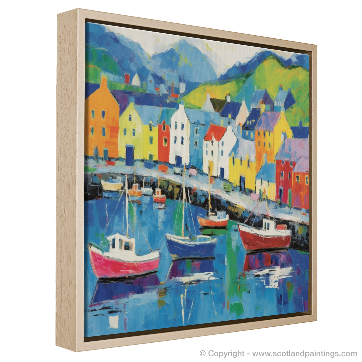 Portree Harbour Colour Symphony