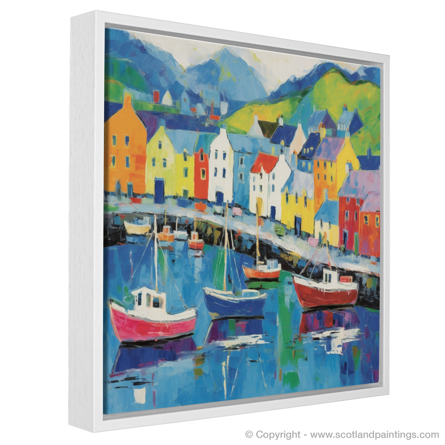 Portree Harbour Colour Symphony