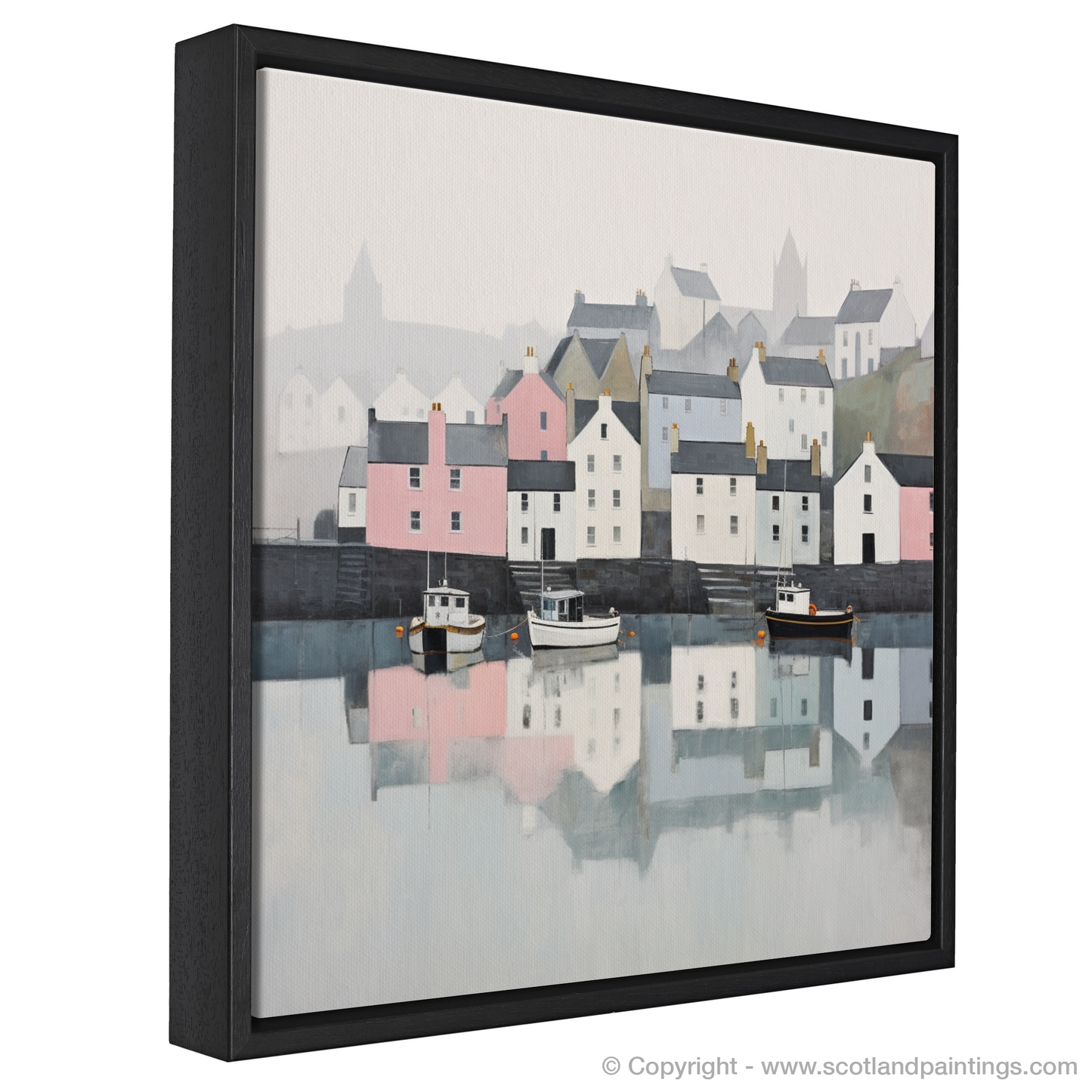 Minimalist Elegance of Portree Harbour