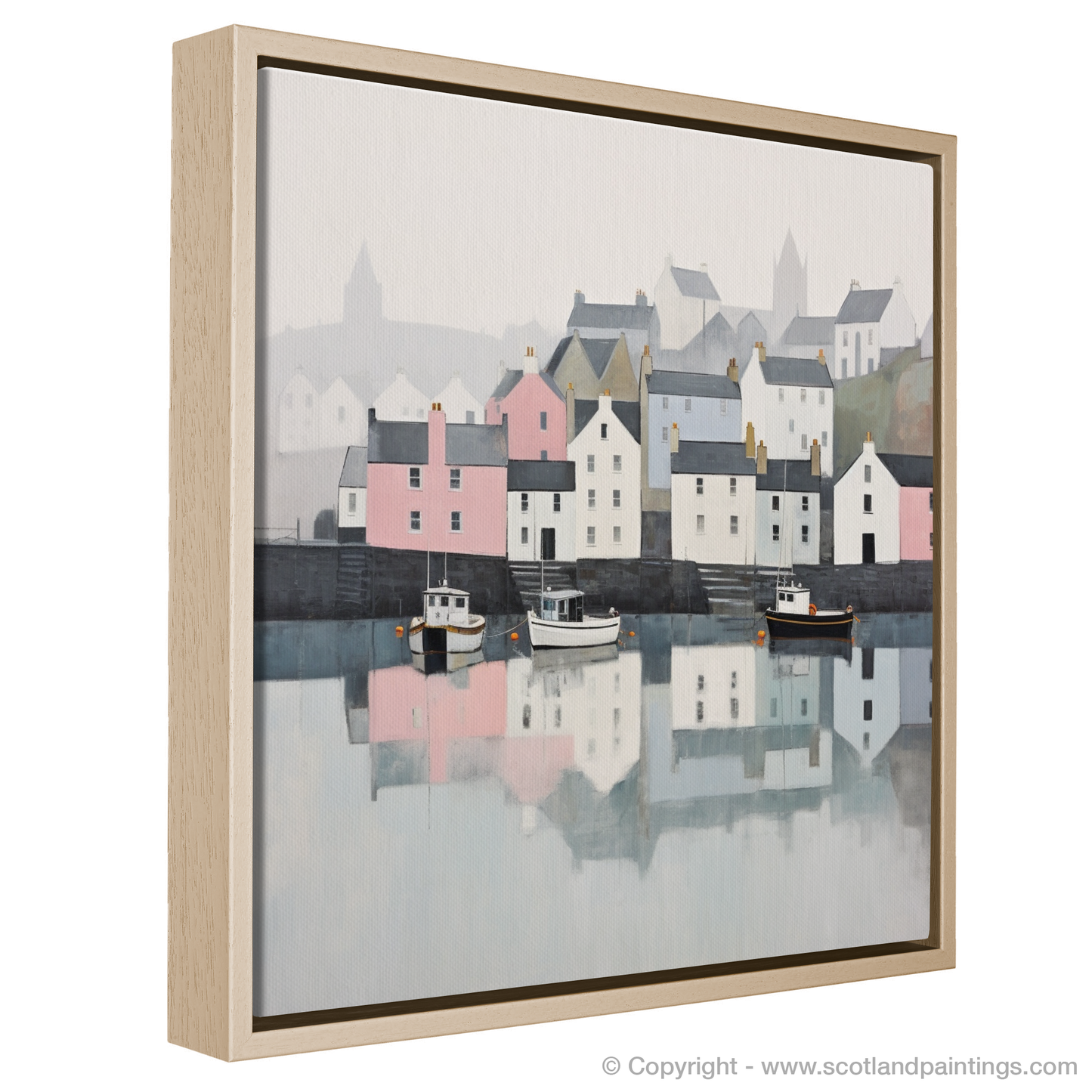 Minimalist Elegance of Portree Harbour