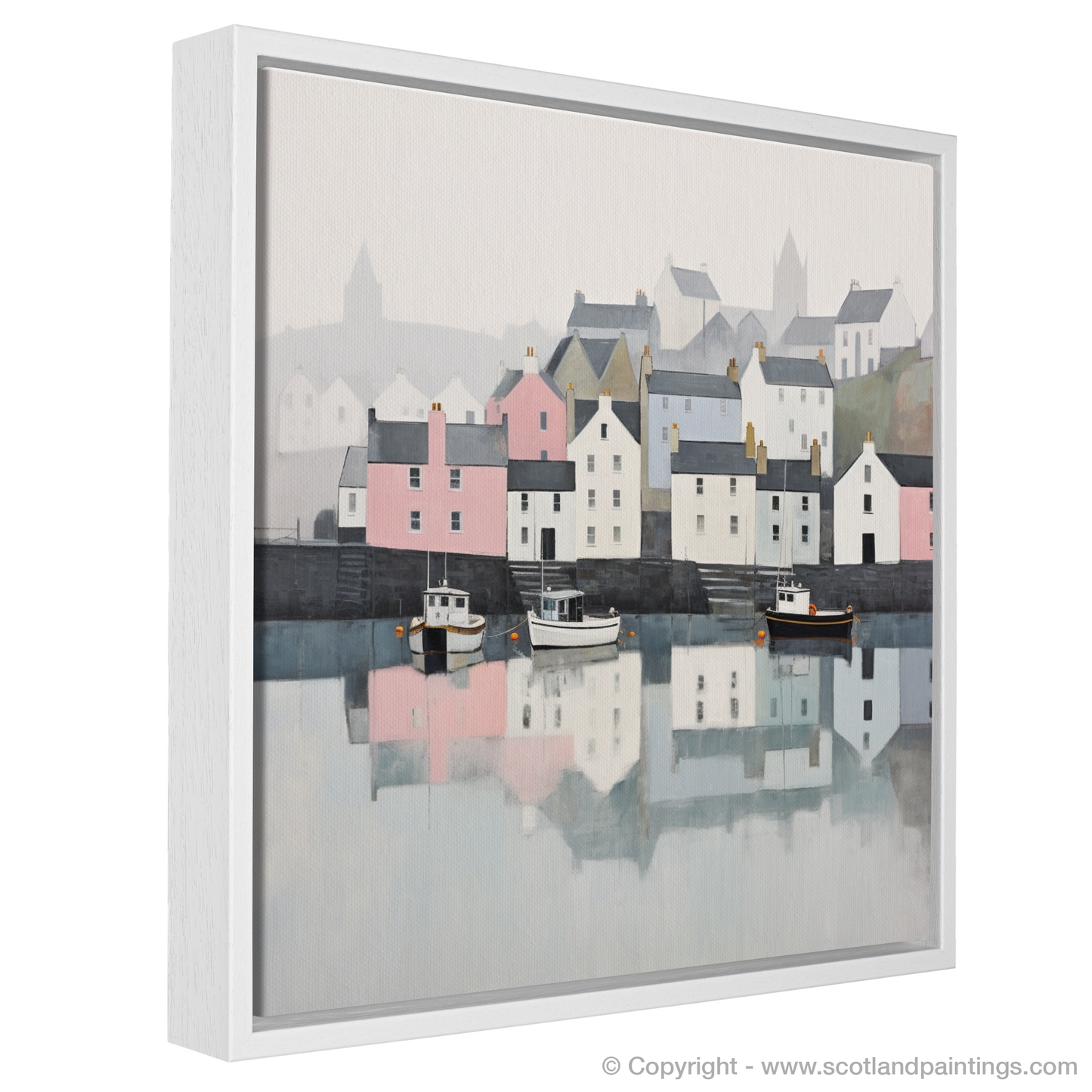 Minimalist Elegance of Portree Harbour