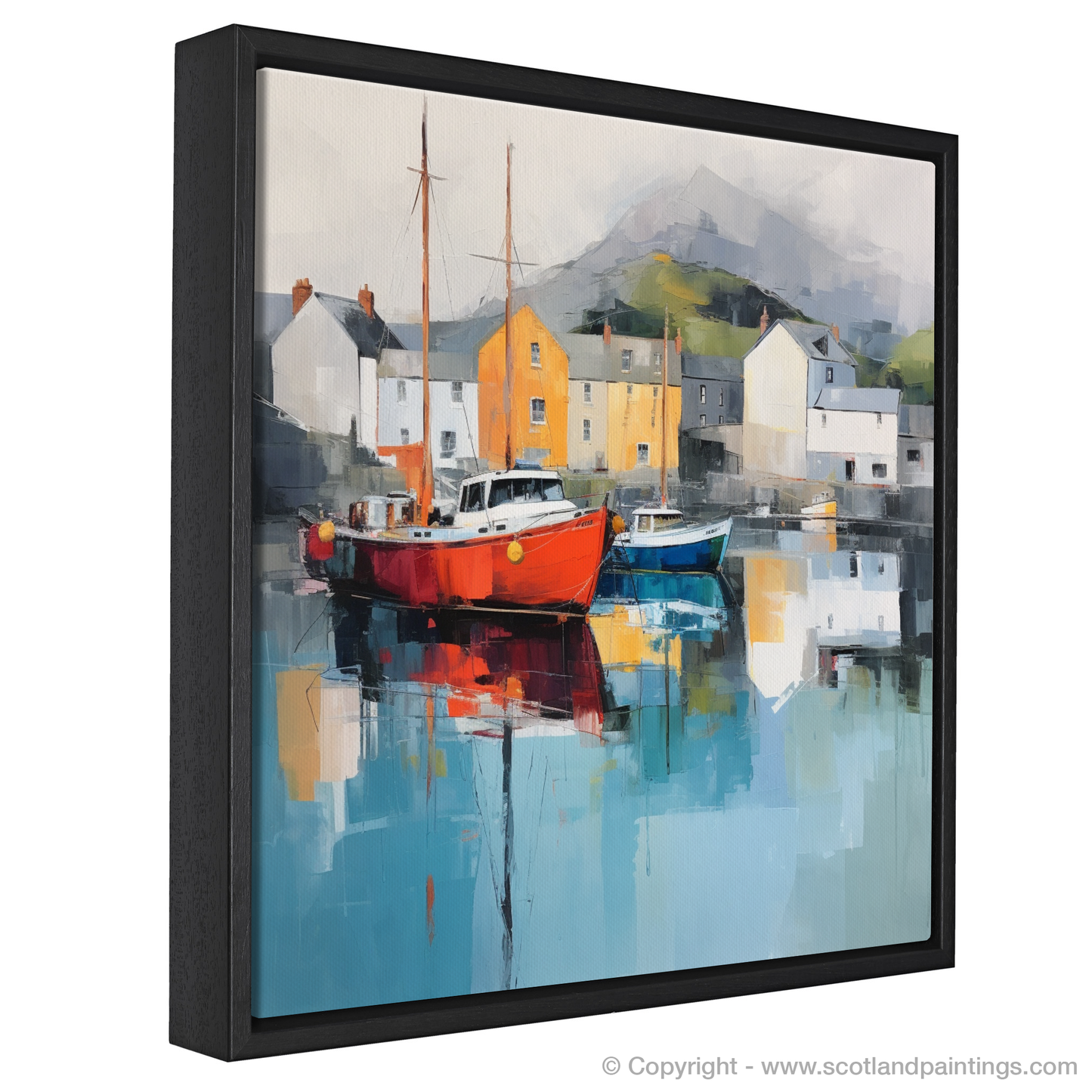 Portree Harbour: A Colour Field Odyssey