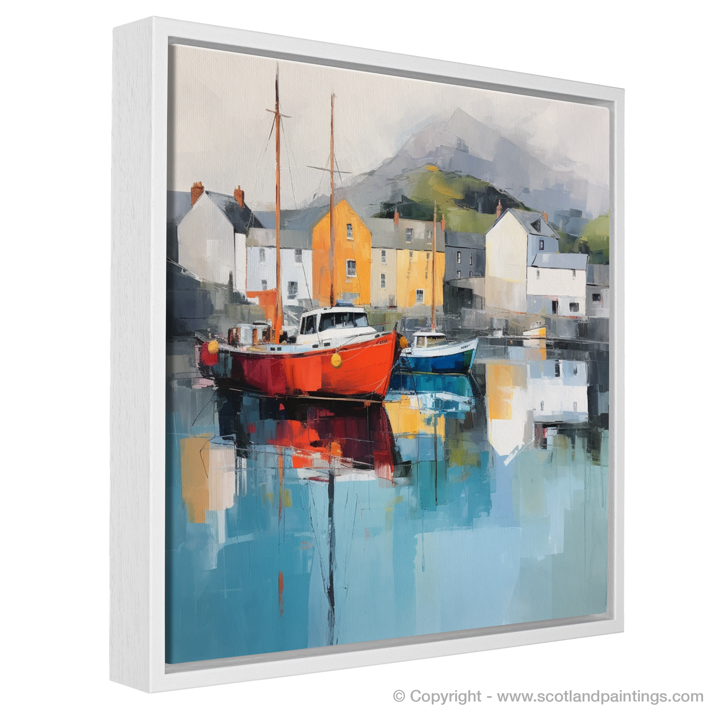 Portree Harbour: A Colour Field Odyssey