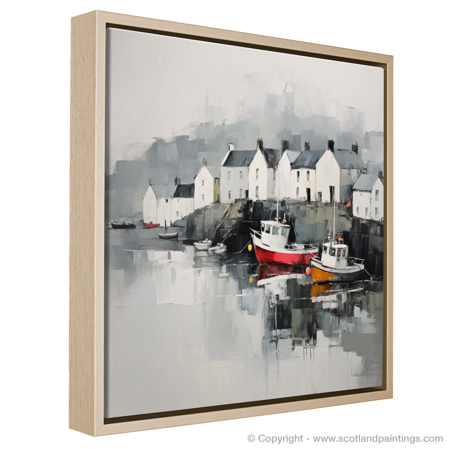 Serene Reflections of Portree Harbour